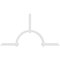 Ekena Millwork Ericson Architectural Grade PVC Gable Bracket, 108"W x 58 1/2"H x 2"D x 4"F, 13/12 Pitch GBP108X59X0204ERI00 - alternate 2